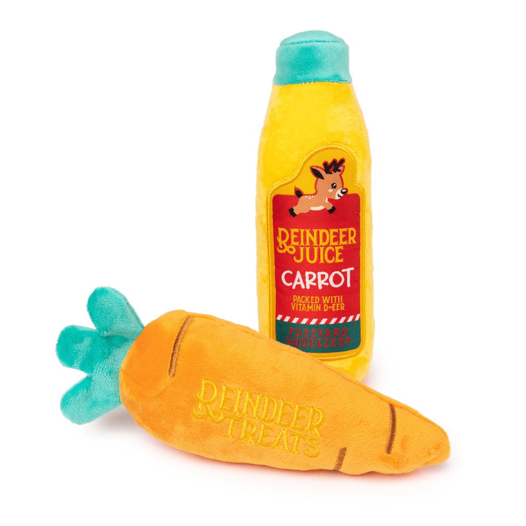 FuzzYard Xmas Toy - Reindeer's Lunch 2PK