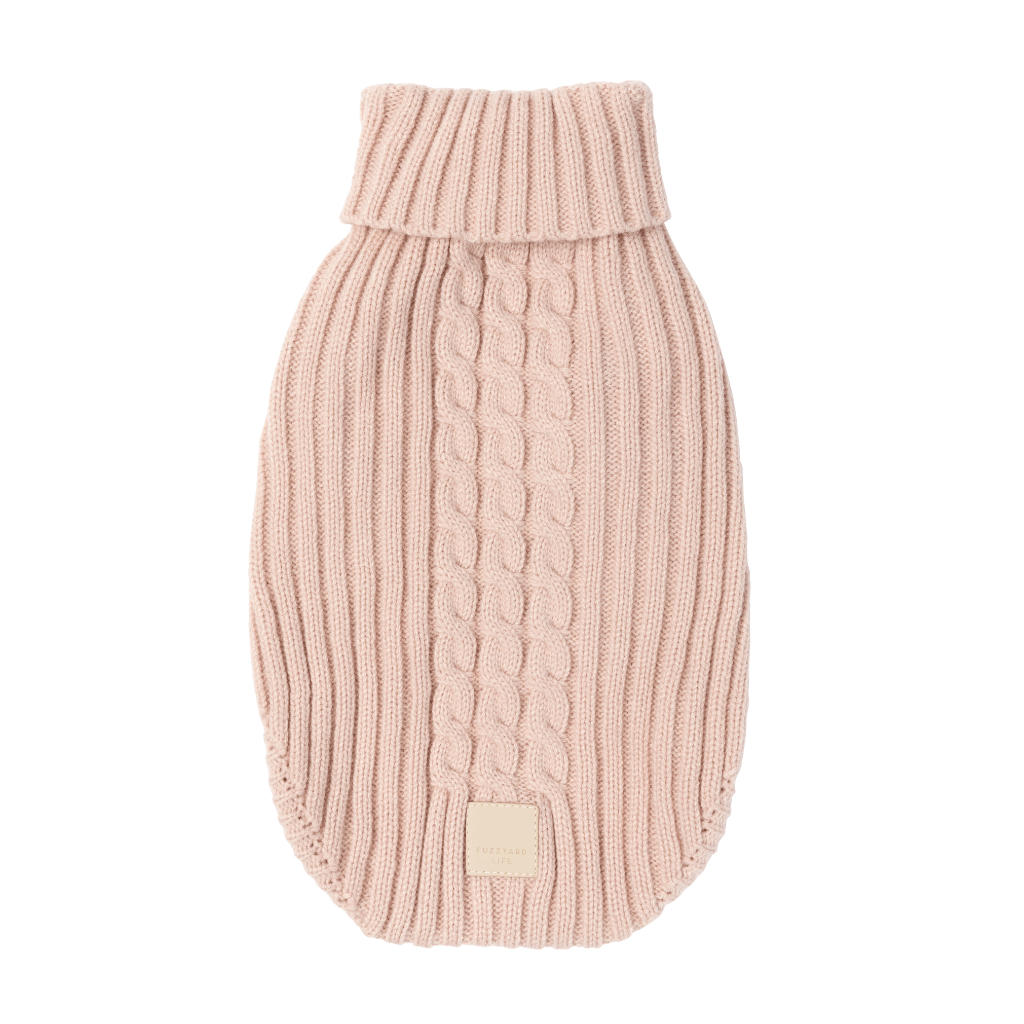 FuzzYard Life Knitted Sweater - Soft Blush