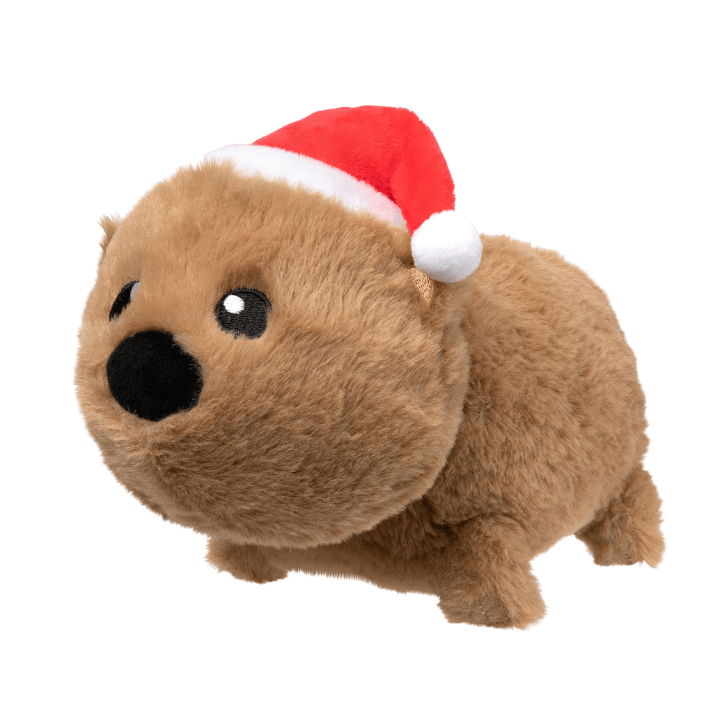 FuzzYard Xmas Toy - Felix-Christmas the Wombat