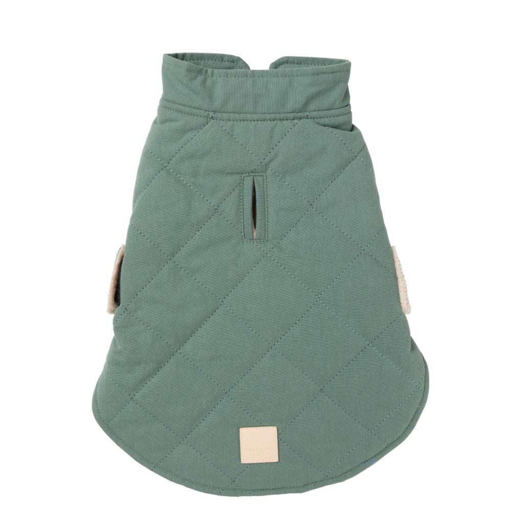 LIFE Quilted Cotton Wrap Vest Myrtle Green
