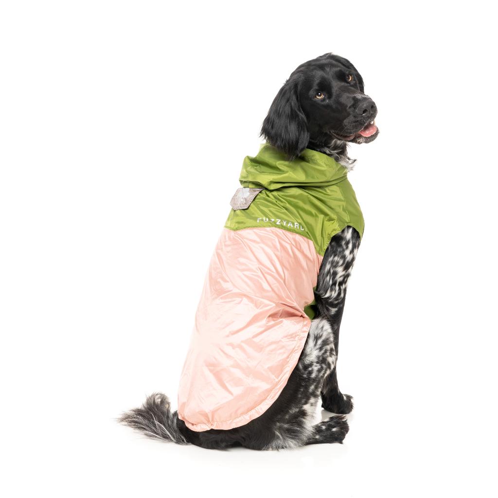 Regenmantel Ormond Olive/Pink