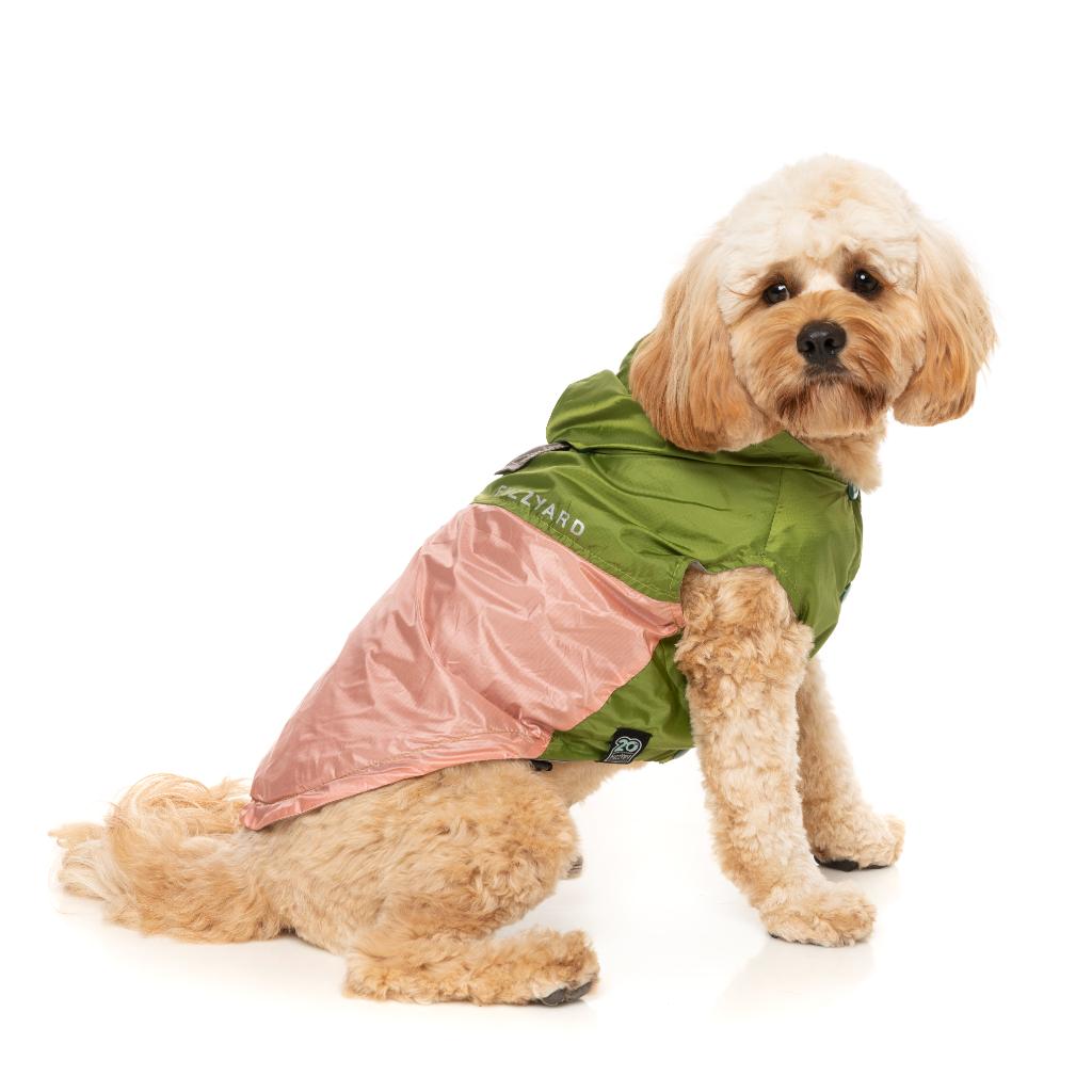 Regenmantel Ormond Olive/Pink