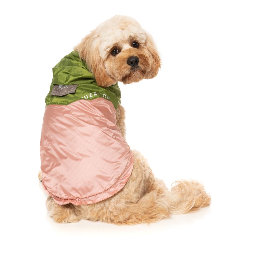 Regenmantel Ormond Olive/Pink