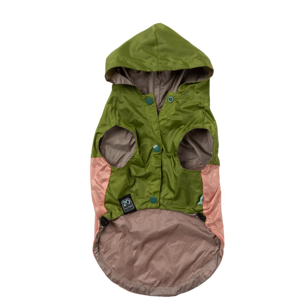 Regenmantel Ormond Olive/Pink