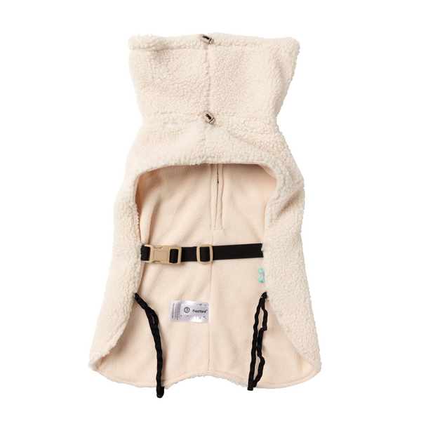The Cosy Snood Coat - Eggshell
