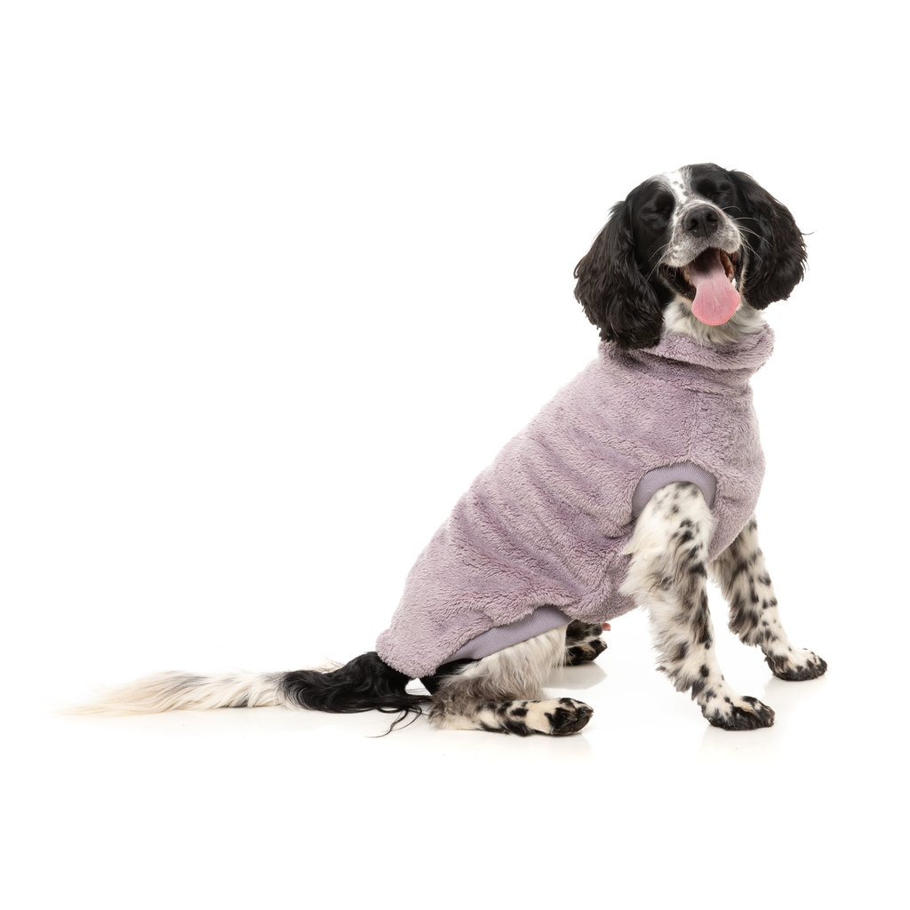 Turtle Teddy Sweater - Lavender