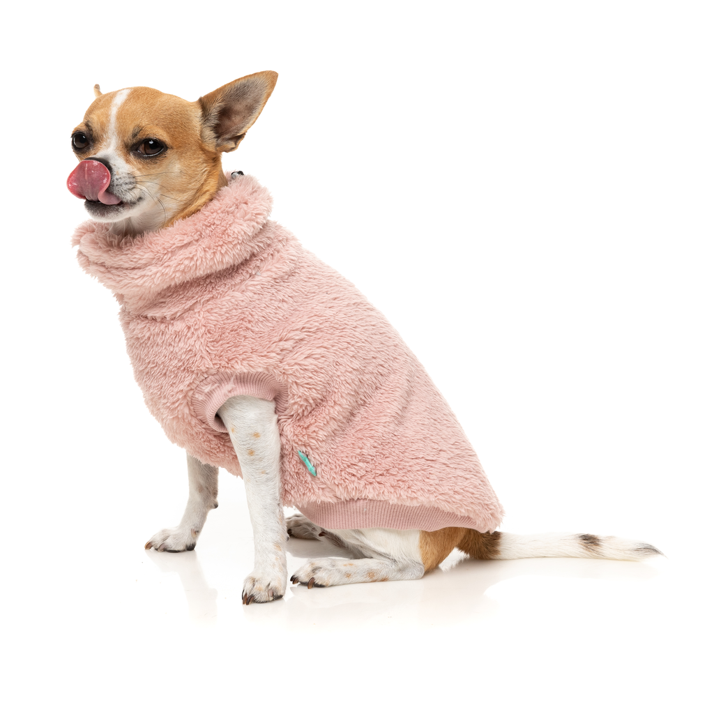 Turtle Teddy Sweater - Blossom Pink