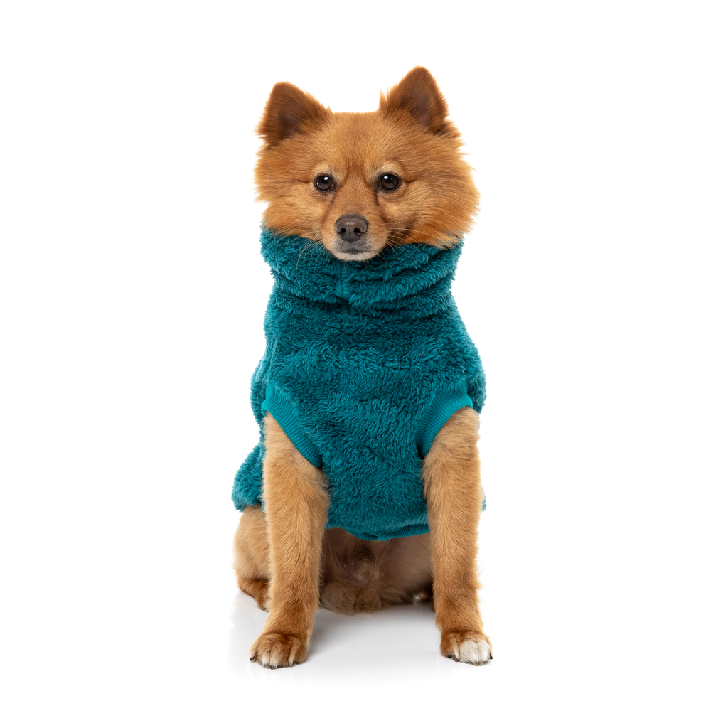 Turtle Teddy Sweater - Deep Teal
