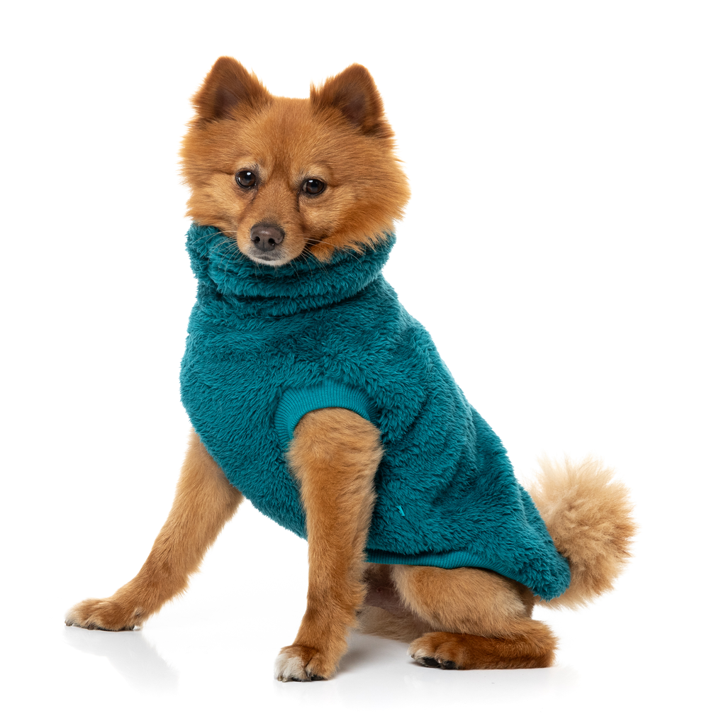 Turtle Teddy Sweater - Deep Teal