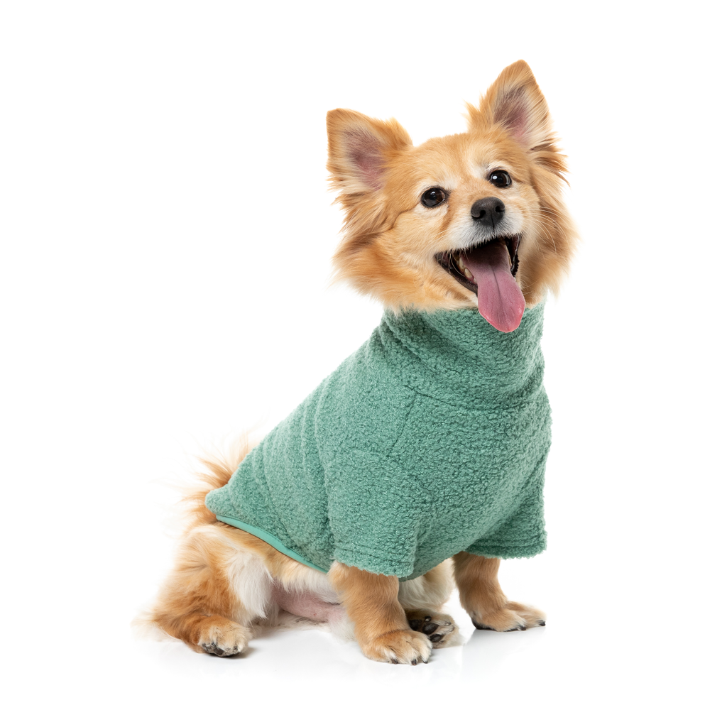 FuzzYard Life Boucle Sweater - Myrtle Green