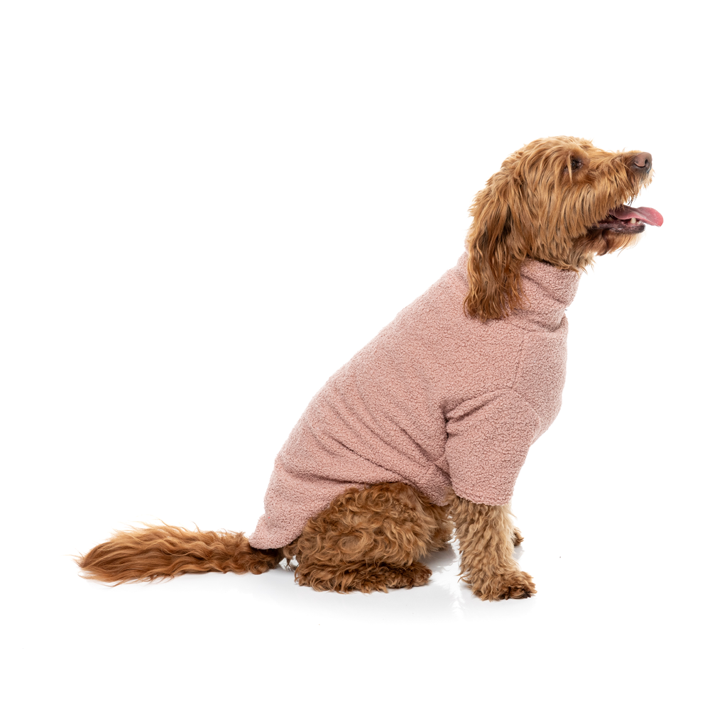 FuzzYard Life Boucle Sweater - Soft Blush