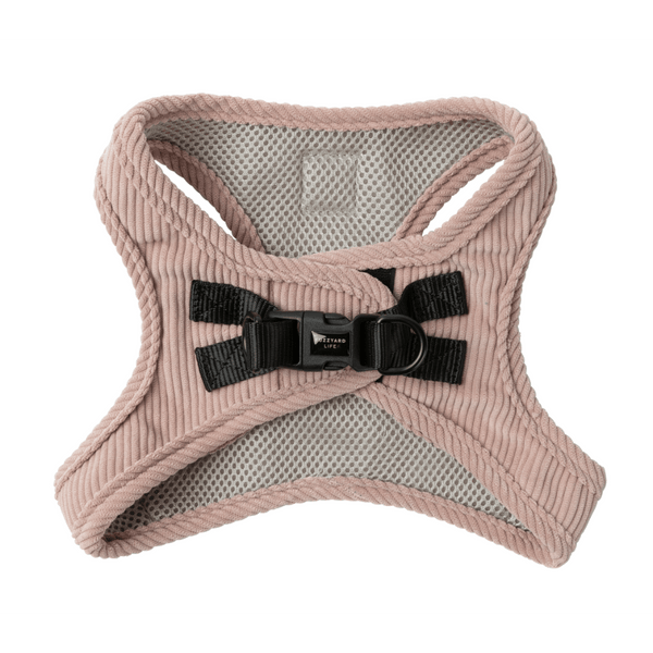 Soft Blush - Arnés Step In de pana FuzzYard Life