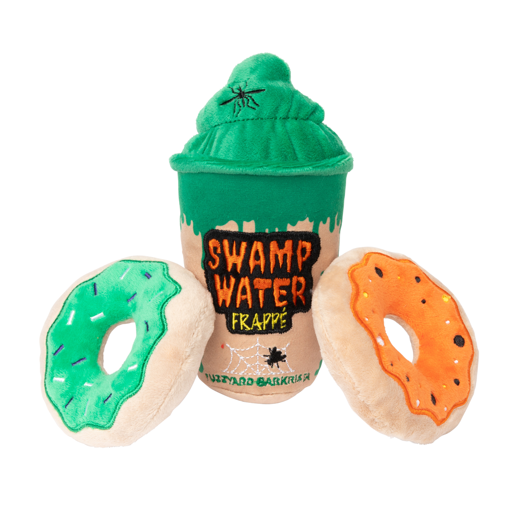 SWAMP WATER FRAPPE & DONUTS 3er-Pack – HUNDESPIELZEUG