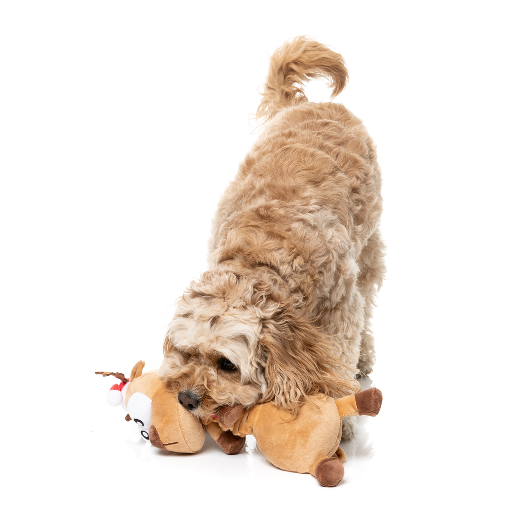 FuzzYard Juguete de Navidad - Domineck the Reindeer