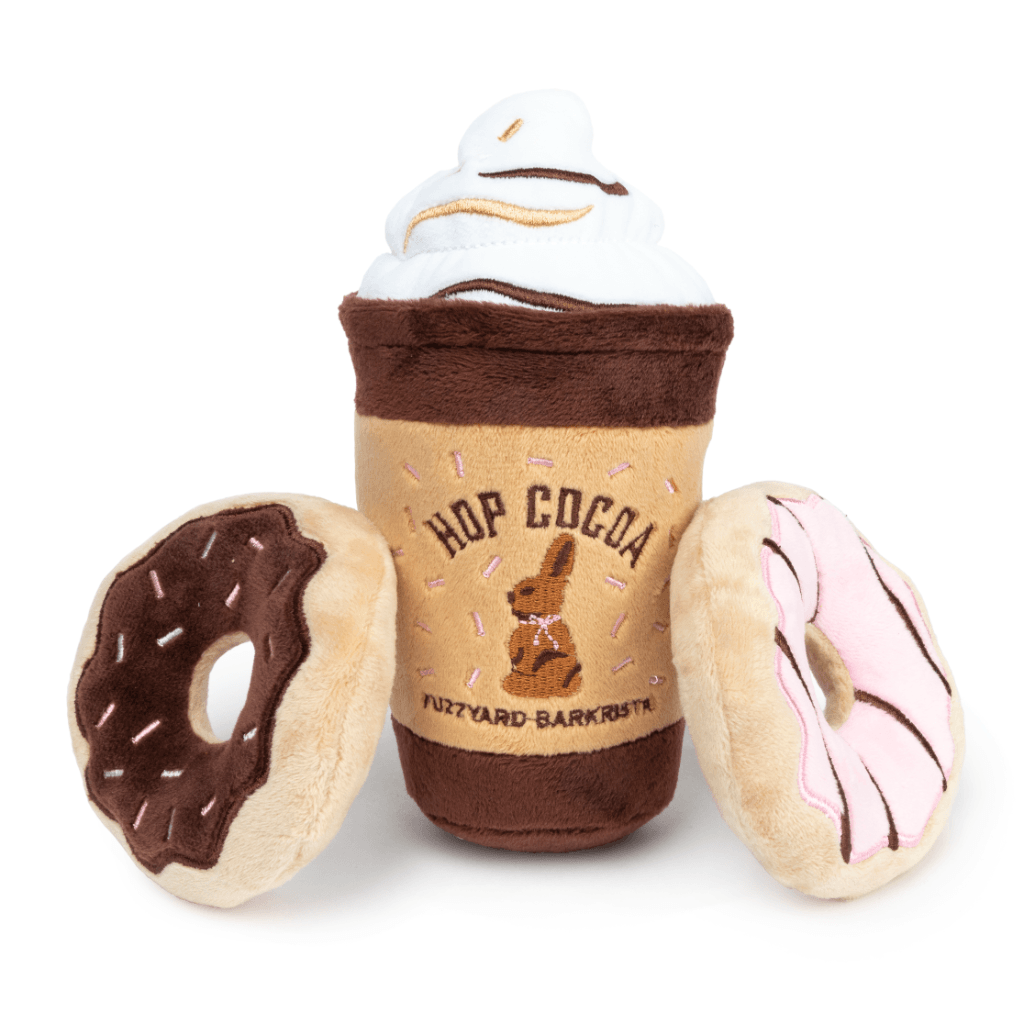Hop Cocoa + Donuts 3-Pack - Dog Toy