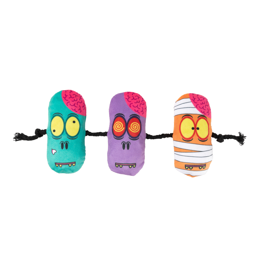 ZOMBIE SKEWER 3-PIECE STRING - CAT TOY