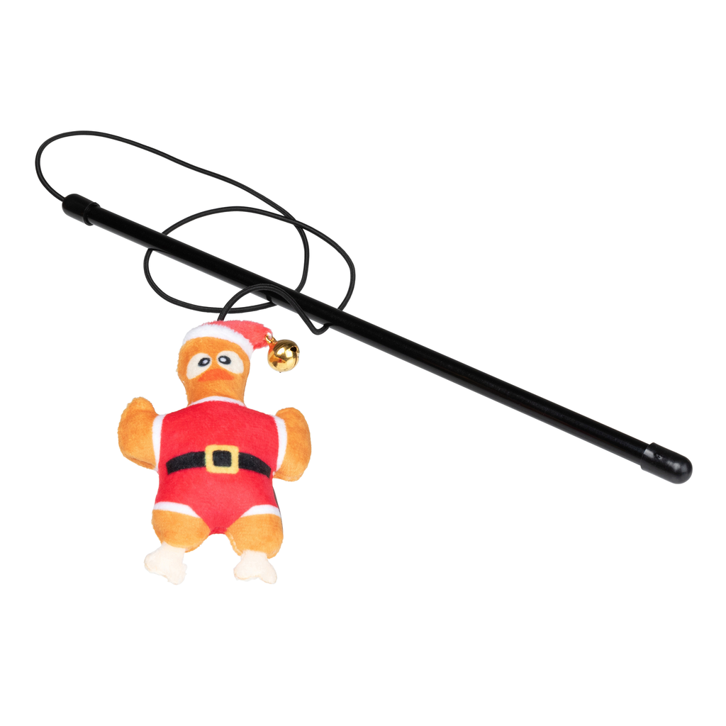 FuzzYard Juguete de Navidad para gatos - Cluckin' Claus