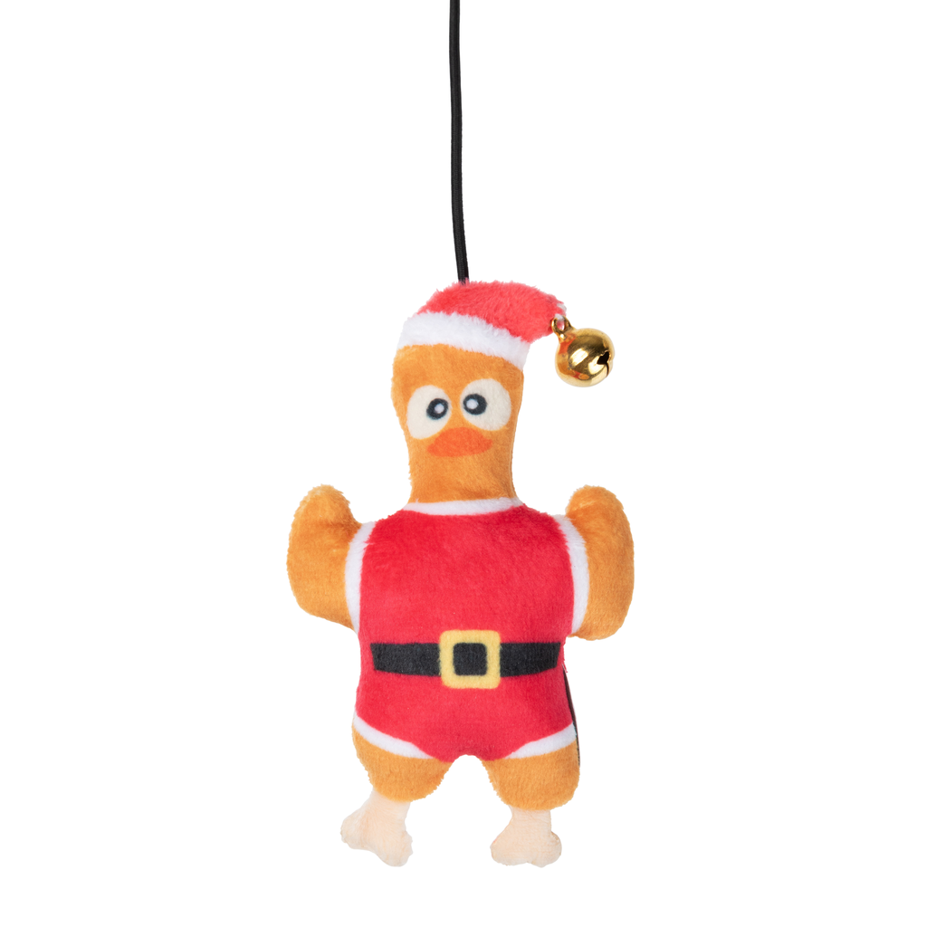 FuzzYard Juguete de Navidad para gatos - Cluckin' Claus