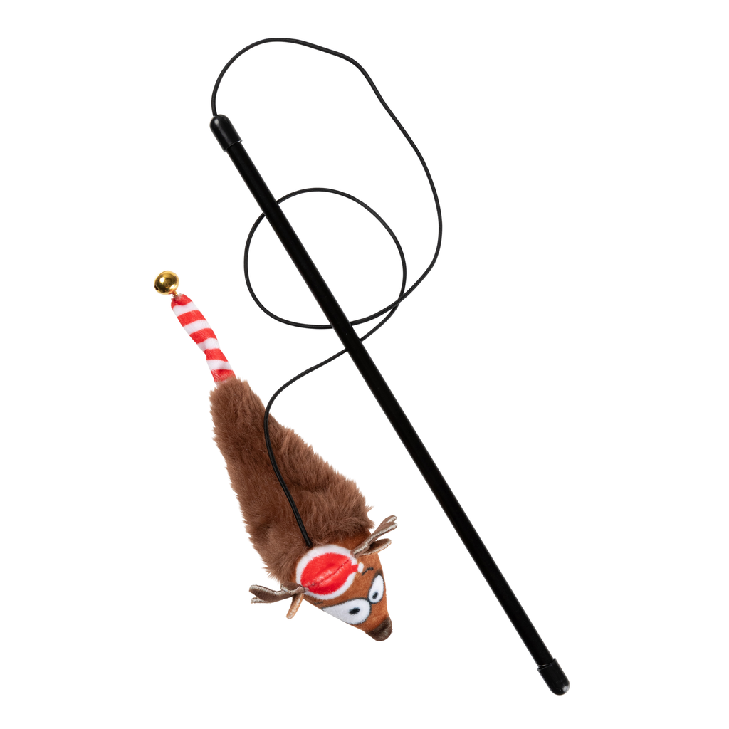 FuzzYard Juguete de Navidad para gatos - Run Away Reindeer