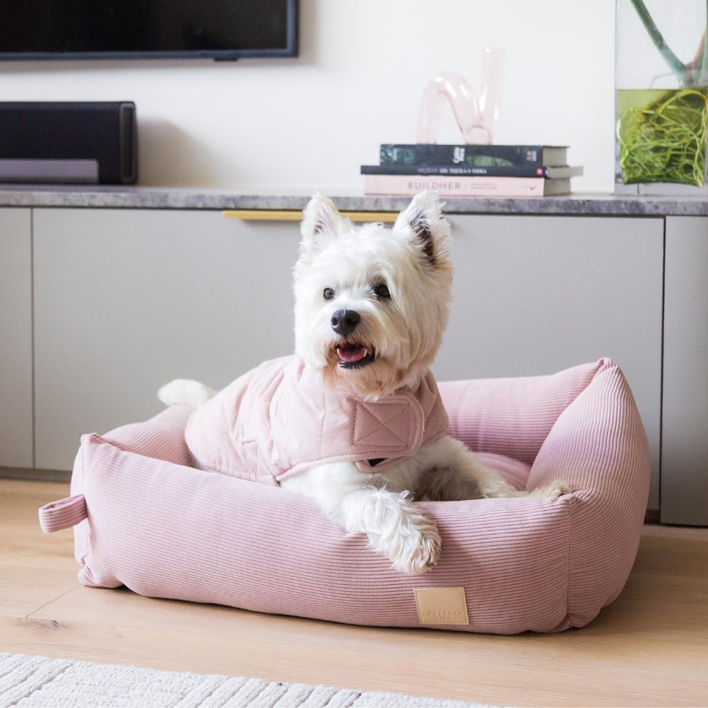 FuzzYard Life Soft Blush Corduroy Dog Bed