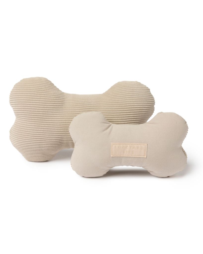 FuzzYard Bone Sandstone Dog Toy