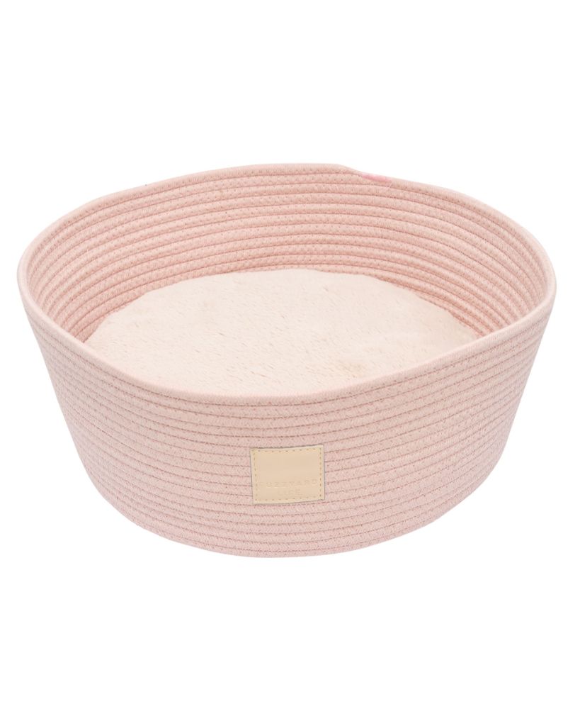 FuzzYard Life Soft Blush Basket Bed