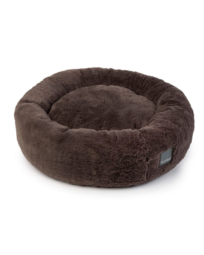Dreameazzzy Cuddler Dog Bed Truffle