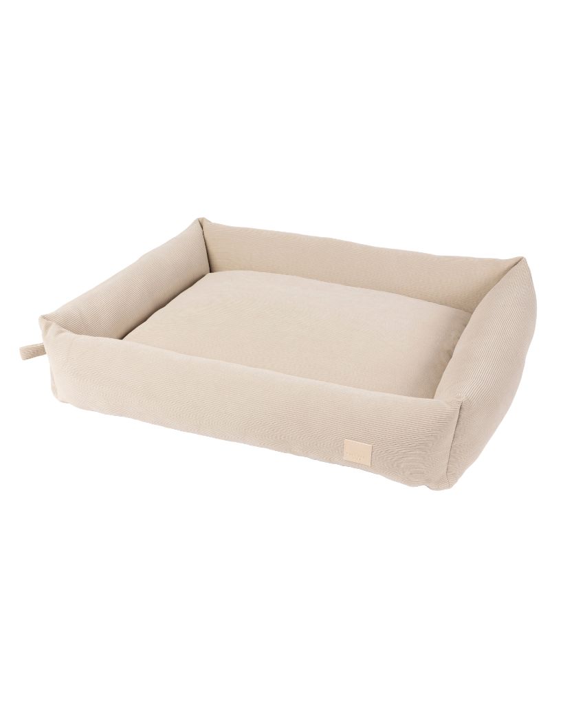 FuzzYard Life Sandstone Corduroy Dog Bed