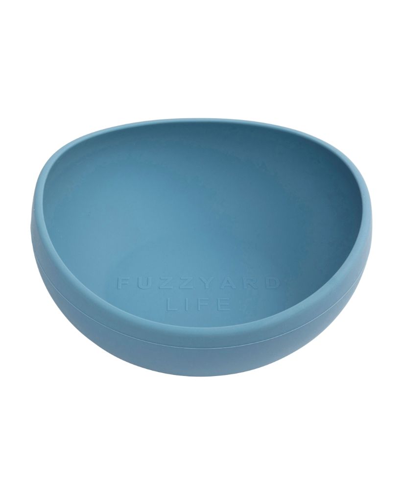 FuzzYard Life Silicone Bowl - French Blue