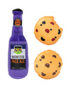 Monster Pale Ale & Cookies 3pk - Peluche de Halloween para perros