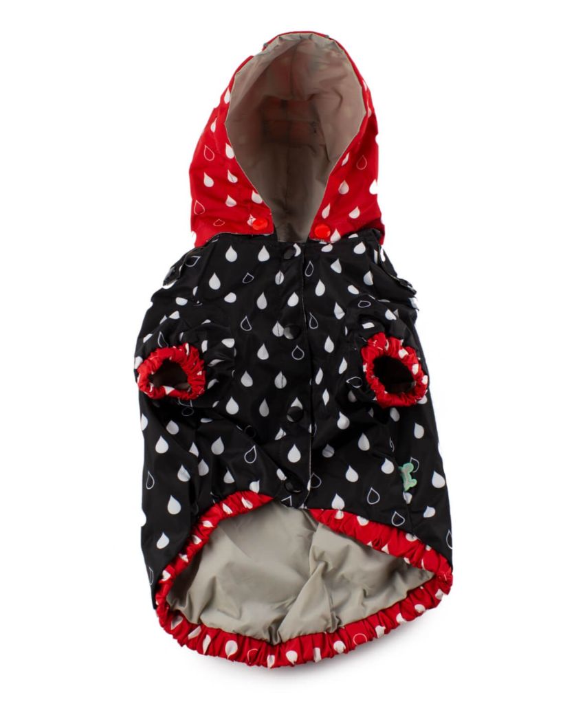 Impermeable para perros - Drops Red