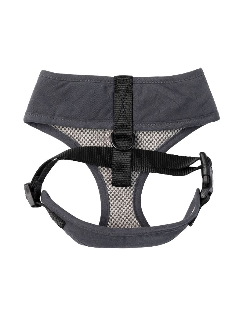 FuzzYard Life Cotton Dog Harness Slate Gray 