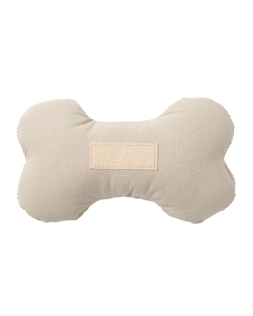 FuzzYard Bone Sandstone Dog Toy